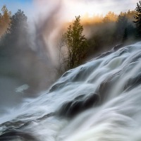 Something Almost Seen -Water on Website,Adventure,Atmosphere,Beautiful,Bond Falls,Cascade,Creek,Flow,Fresh,Majestic,Mist,Motion,Mountain,Natural,Places,Rock,Scenery,Scenic,Sky,Slightly blurred,Stream,Sunlight,Tourism,Tranquil,Travel,Upper Michigan,Vacation,Waterfalls,Well-expo