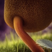 Silence Below Close-up,Earthy,Fungi,Fungus,Macro,Mushroom,Orange,Plant,Slightly blurred,Well-exposed,abstract,autumn,grass,green,nature,